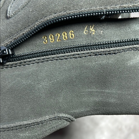 NWOT La Canadienne Gavan US 6 1/2 Gray Suede Waterproof Ankle Boot - Picture 2 of 12